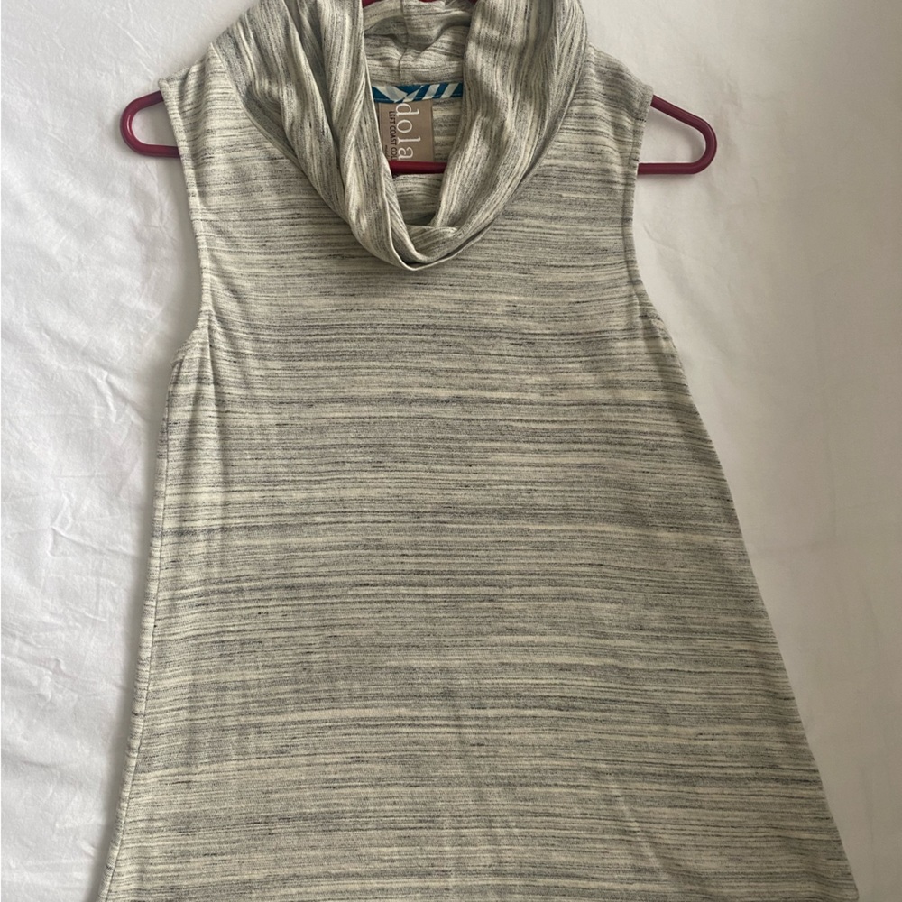Dolan Cowl neck grey tank from Anthropologie.
